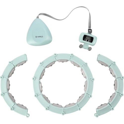 HHM14 HULA HOOP GREEN MAGNETIC WITH WEIGHT + COUNTER HMS