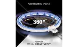 Magnētiskais vingrošanas riņķis ar svaru un skaitītāju HHM15 HMS, zils