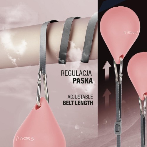HHM15 HULA HOOP PINK MAGNETIC WITH WEIGHT + COUNTER HMS
