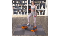 Multipack Puzzle Mat For Gym Equipment HMS Premium MP12, Dark Gray