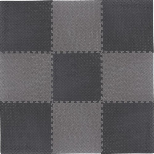 Multipack Puzzle Mat For Gym Equipment HMS Premium MP12, Dark Gray