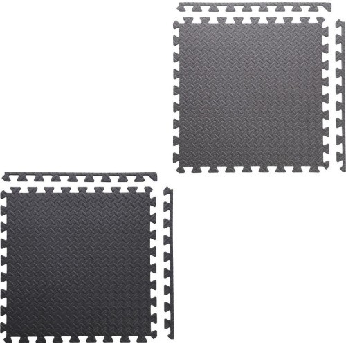 Multipack Puzzle Mat For Gym Equipment HMS Premium MP12, Dark Gray