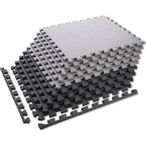 MP12 MULTIPACK PUZZLE MAT FOR GYM EQUIPMENT (9PCS)HMS PREMIUM