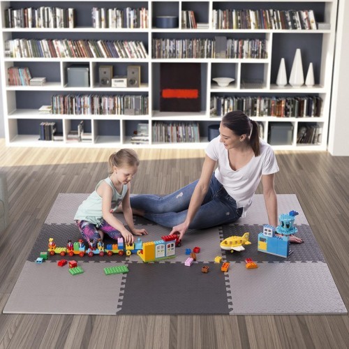 MP12 MULTIPACK PUZZLE MAT FOR GYM EQUIPMENT (9PCS)HMS PREMIUM