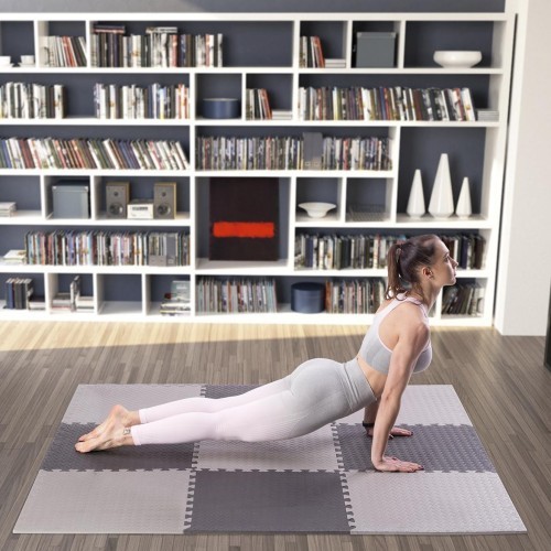 MP12 MULTIPACK PUZZLE MAT FOR GYM EQUIPMENT (9PCS)HMS PREMIUM