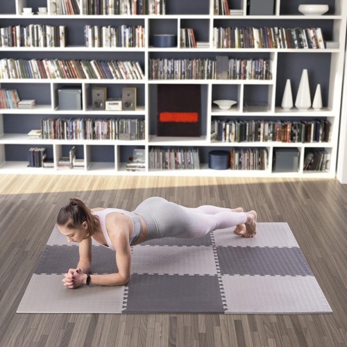 MP12 MULTIPACK PUZZLE MAT FOR GYM EQUIPMENT (9PCS)HMS PREMIUM