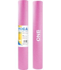 YM01 YOGA MAT (pink) ONE FITNESS