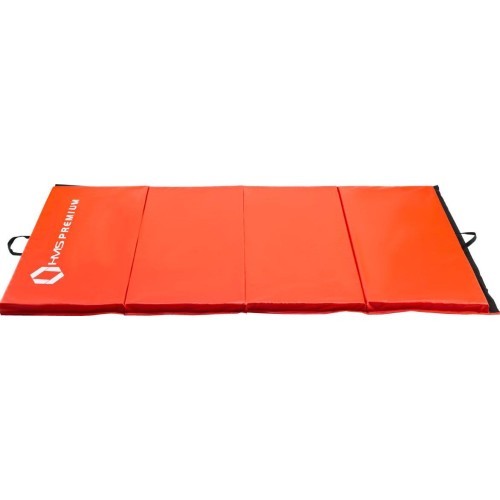 Salokāms vingrošanas paklājs HMS Premium MGS01, 2400 x 1200 mm, sarkans