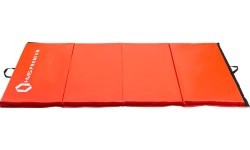Salokāms vingrošanas paklājs HMS Premium MGS01, 2400 x 1200 mm, sarkans