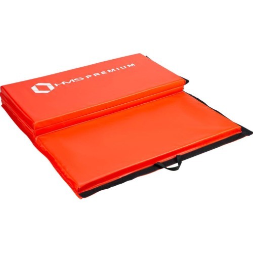 Gymnastic Foldable Mattress HMS Premium MGS01, 2400x1200mm, Red