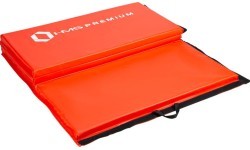 Gymnastic Foldable Mattress HMS Premium MGS01, 2400x1200mm, Red