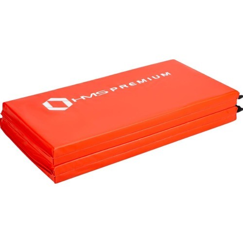 Gymnastic Foldable Mattress HMS Premium MGS01, 2400x1200mm, Red