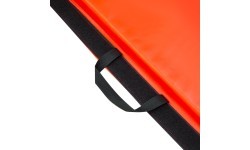 Salokāms vingrošanas paklājs HMS Premium MGS01, 2400 x 1200 mm, sarkans