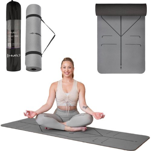 YM10 YOGA MAT TPE GRAY HMS