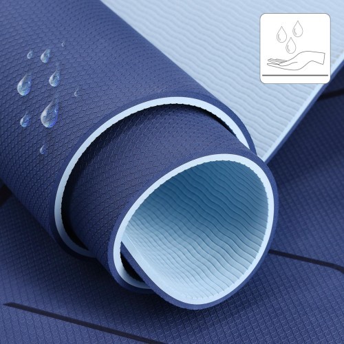 YM10 YOGA MAT TPE DARK BLUE HMS