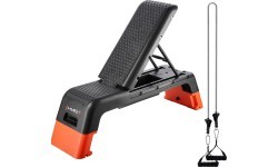 AS009 PRO ADJUSTABLE AEROBIC STEP WITH BENCH FUNCTION COMMERCIAL HMS
