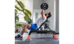 AS009 PRO ADJUSTABLE AEROBIC STEP WITH BENCH FUNCTION COMMERCIAL HMS