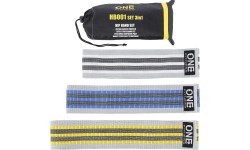 3 vienā vingrošanas gumiju komplekts HB001 ONE FITNESS
