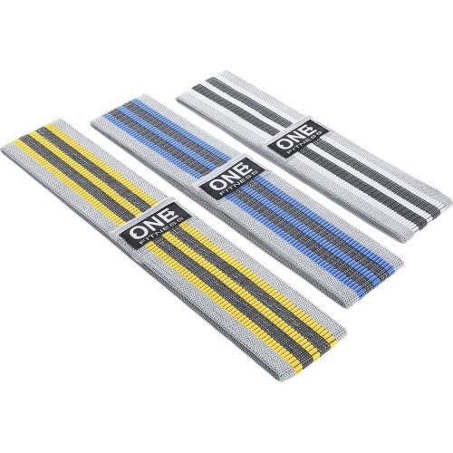 HB001 ONE FITNESS 3in1 EXERCISE RUBBER SET