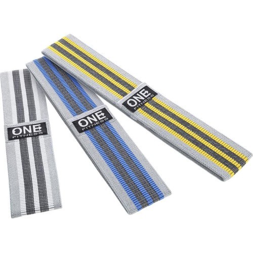 HB001 ONE FITNESS 3in1 EXERCISE RUBBER SET