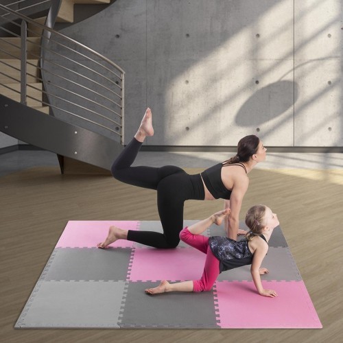 Защитный мат One Fitness MP-10, 60 x 60 x 1 см, 9 шт.