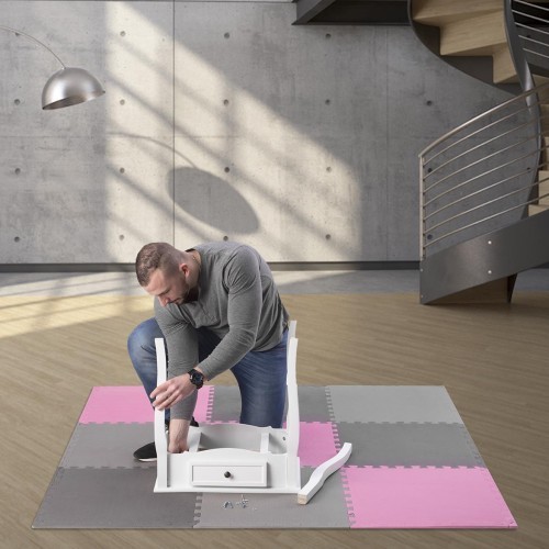Protective Mat One Fitness MP-10, 60x60x1cm, 9pcs.