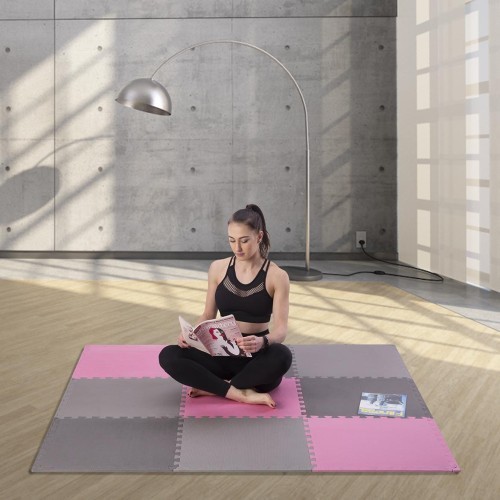 Aizsargpaklājs One Fitness MP-10, 60 x 60 x 1 cm, 9 gab.
