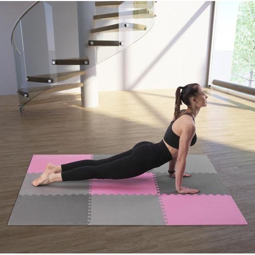 Aizsargpaklājs One Fitness MP-10, 60 x 60 x 1 cm, 9 gab.