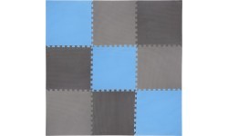 Aizsargpaklājs One Fitness MP-10, pelēkzils, 60x60x1 cm, 9 gab.