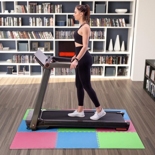 Защитный мат One Fitness MP-10, зелено-сине-красный, 60 x 60 x 1 см, 9 шт.