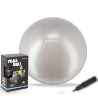 YB01 НОВЫЙ 65 СМ СЕРЫЙ ГИМНАСТИЧЕСКИЙ МЯЧ HMS