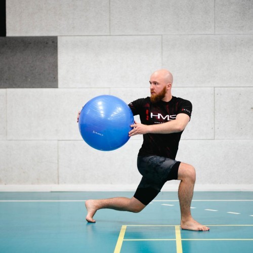 YB01 NEW 55CM BLUE GYM BALL HMS