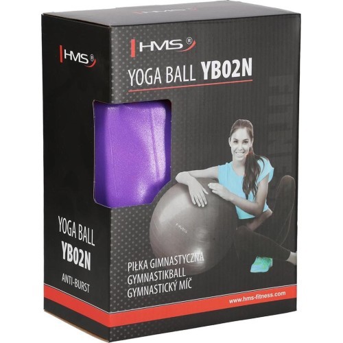 Новый фиолетовый гимнастический мяч HMS YB02, 65 см