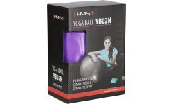 Jauna violeta vingrošanas bumba HMS YB02, 65 cm