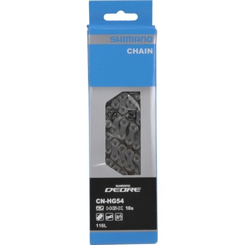 Цепь SHIMANO Deore HG54, 10 скоростей