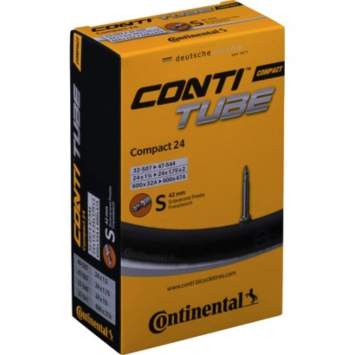 Камера Continental COMPACT 24 24" x 1 1/4" / 1,75" x 2, FV 42 мм
