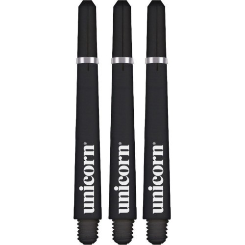 Dart Shafts Unicorn Gripper 4 Black Long – 3-Pack