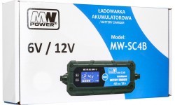 Lādētājs ar LCD displeju, 6V / 12V