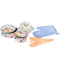 Alumīnija podiņu komplekts + piederumi