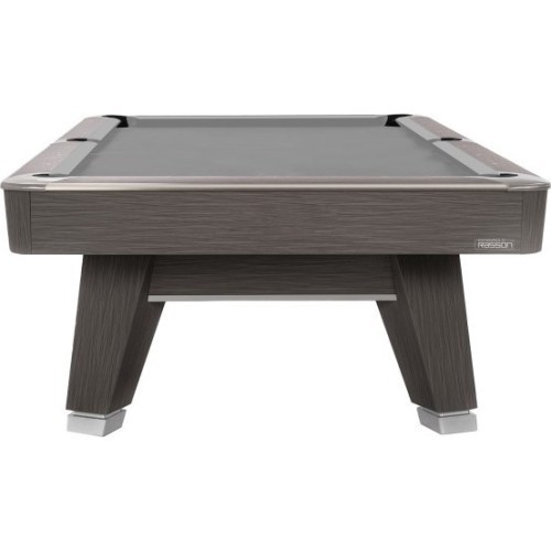 Бильярдный стол Pool Mr-Sung ACURRA by Rasson, 9 ft, серый (Sarum Strand), Simonis 760 жёлто-зелёный