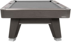 Бильярдный стол Pool Mr-Sung ACURRA by Rasson, 9 ft, серый (Sarum Strand), Simonis 760 жёлто-зелёный