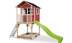 EXIT Loft 700 wooden playhouse - red