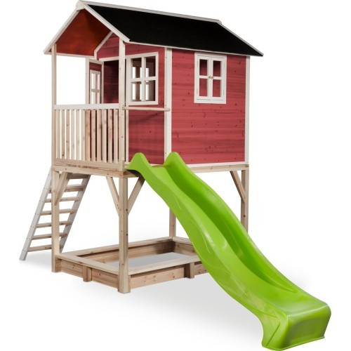 Деревянный игровой домик EXIT Loft 700 - красный