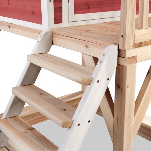 Koka rotaļu mājiņa EXIT Loft 700 - sarkana