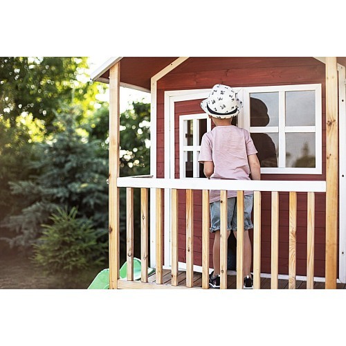 EXIT Loft 700 wooden playhouse - red