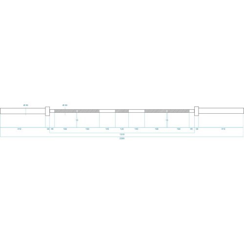 GCF700 CROSSFIT BAR HMS