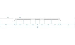 GCF700 CROSSFIT BAR HMS