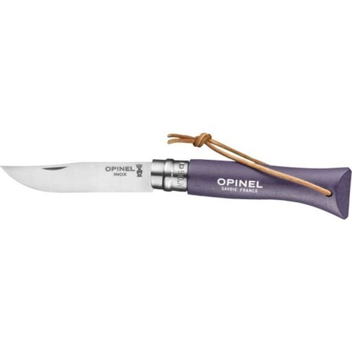 Nazis Opinel Colorama 06 inox ar auklu, violets