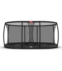 Batuts BERG Grand Champion InGround 470 Grey + drošības tīkls Deluxe