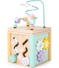 Koka izglītojošais kubs, mula sorteris Ecotoys